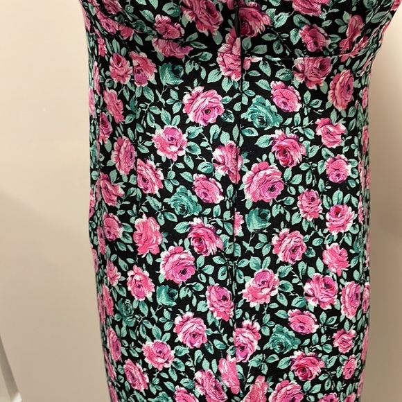 Zara Flowers Print Long Sleeve Dress - Picture 5 of 6